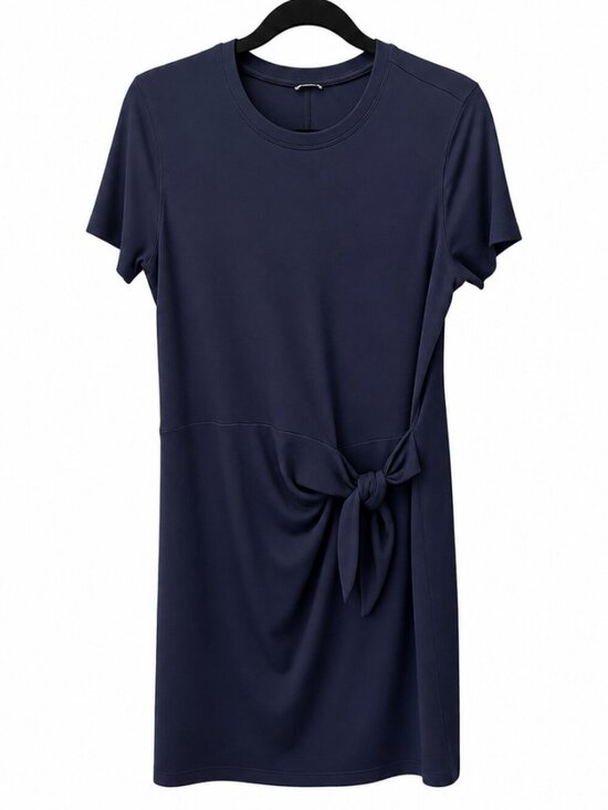 Kit and Ace Dresses & Skirts - *NWOT* Kit and Ace Navy Side Tie Dress | Size Medium | Washed, Never Worn